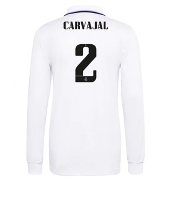 Real Madrid Daniel Carvajal #2 Hjemmedrakt 2022-23 Langermet